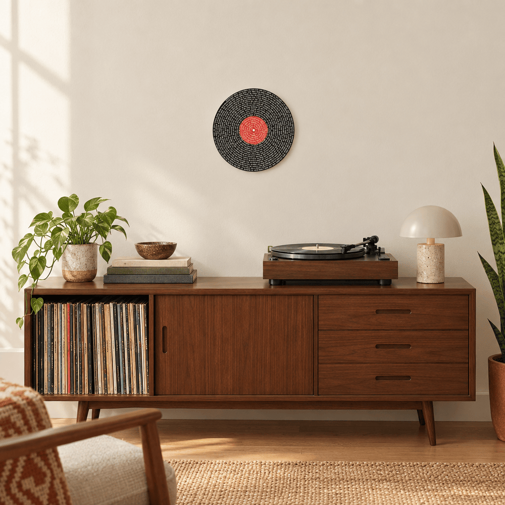 Sugarboo Designs Home Decor - Home Accent Unsolicited Advice – Spiral Art Vinyl Record Wall Decor