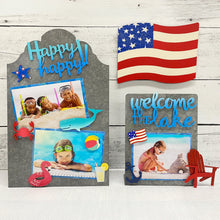 Load image into Gallery viewer, Roeda Studio Proudly Designed in Michigan, USA USA Flag Magnetic Art Pop, Patriotic Decor
