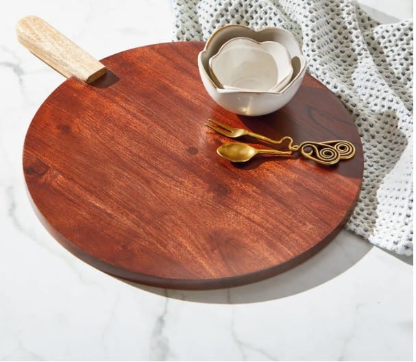 Tag True Living Home Decor - Kitchen Gourmet Entertaining - Serveware Functional Verge Round Board