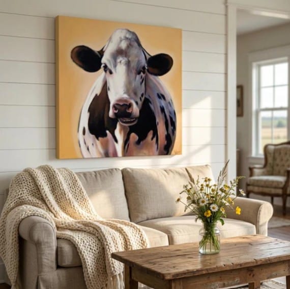 Steel Cow LLC Canvas Print Virginia – Canvas Wall Art Print