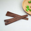 JBrody & Co Walnut Wooden Salad Server Set