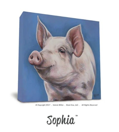 Steel Cow LLC Canvas Print Walter – Canvas Wall Art Print