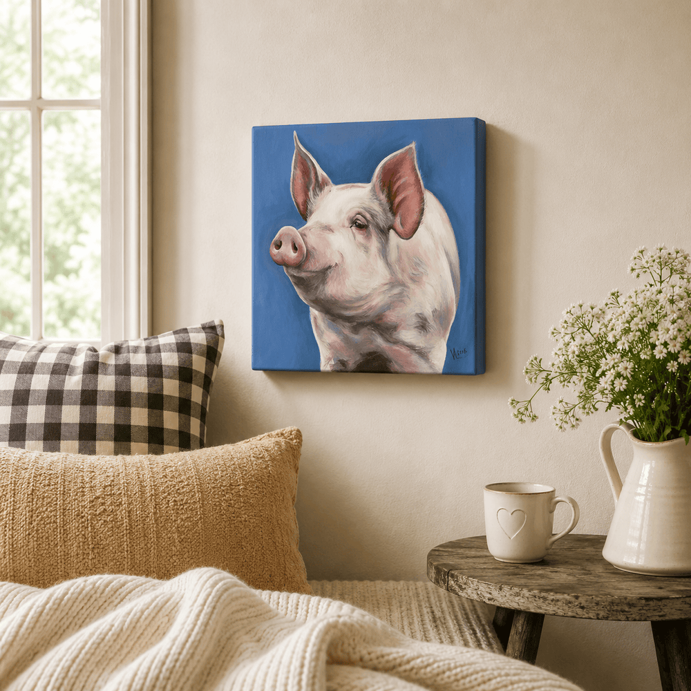 Steel Cow LLC Canvas Print Walter – Canvas Wall Art Print
