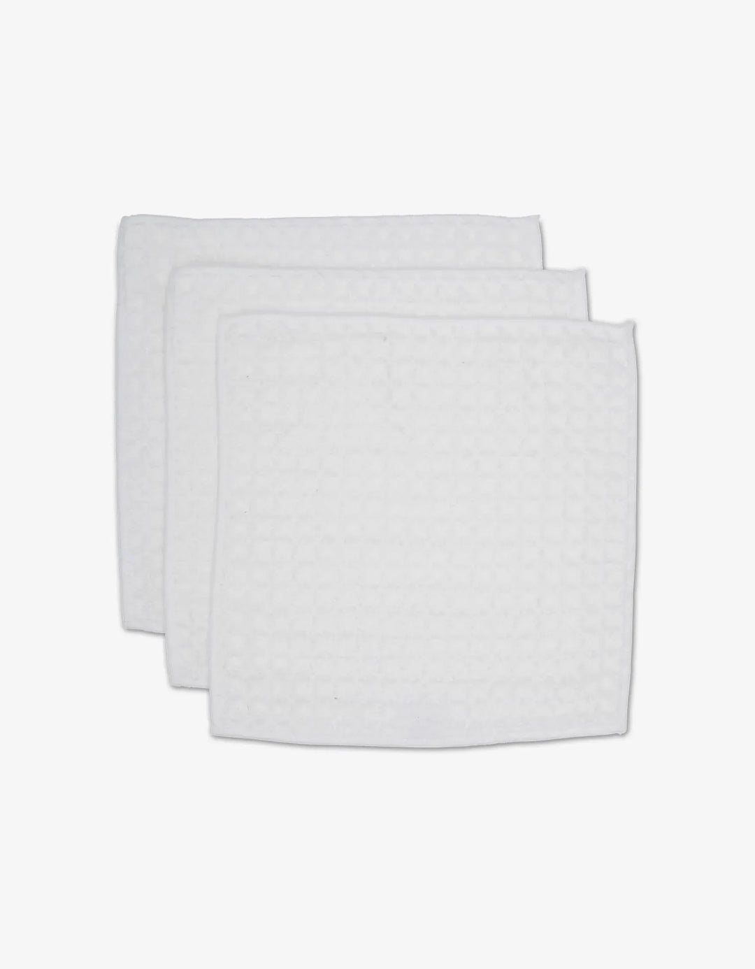 Geometry Towels Cloud Washcloth Set - Waffle