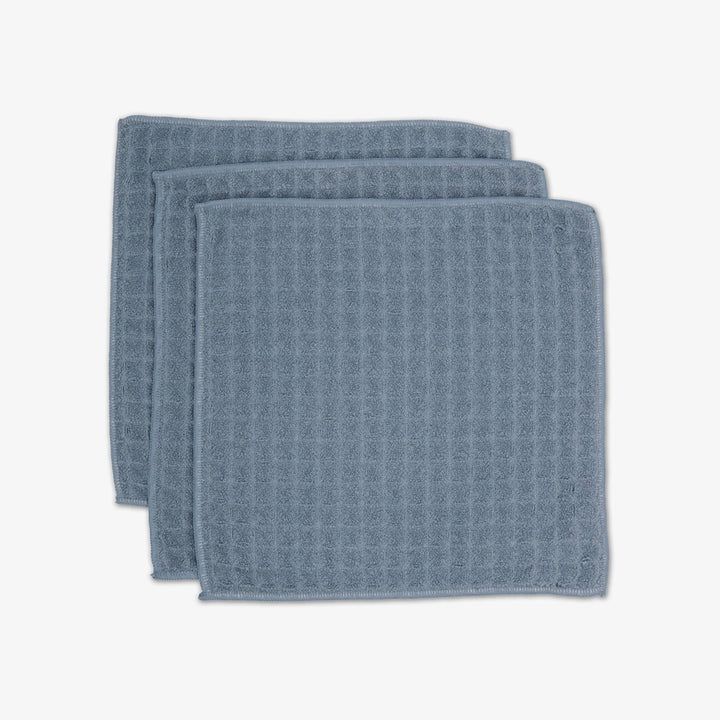 Geometry Towels Sky Washcloth Set - Waffle