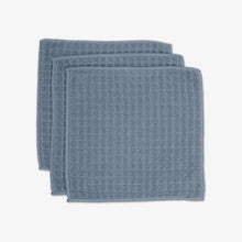 Load image into Gallery viewer, Geometry Towels Sky Washcloth Set - Waffle
