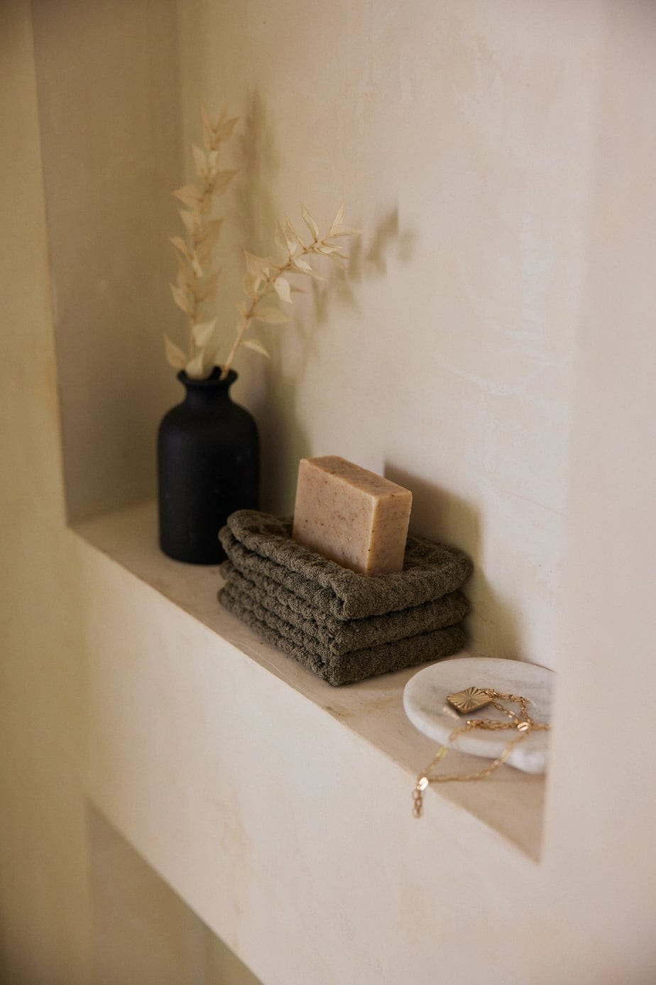 Geometry Towels Washcloth Set - Waffle