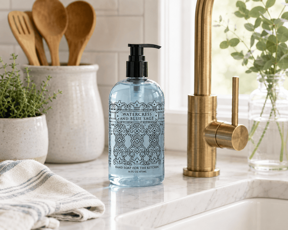 Greenwich Bay Trading Co. Kitchen Soap Watercress & Blue Sage Kitchen Soap | 16 fl oz