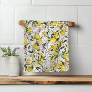 Twisted Wares Home Decor - Linens When Life Gives Lemons Tea Towel