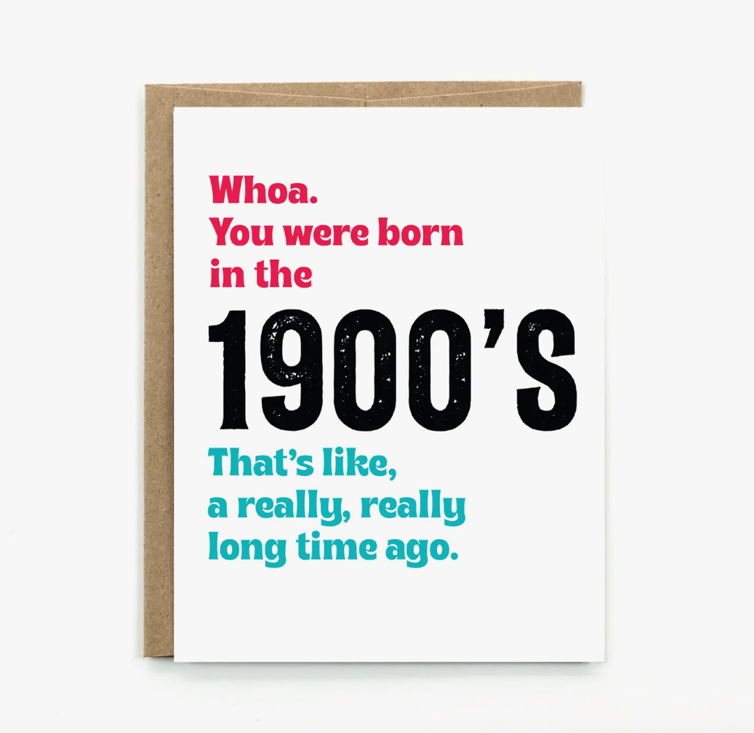 Public School Paper Co. Cards Whoa. You were born... - Card