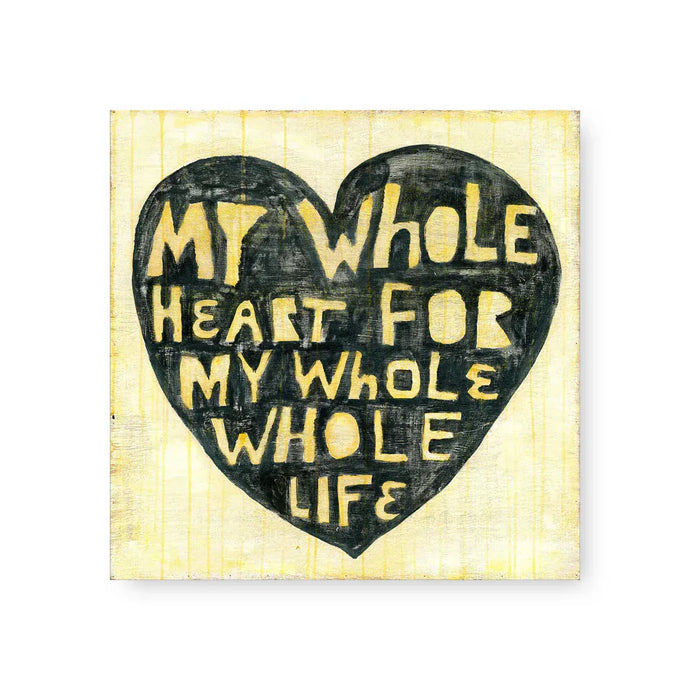 Sugarboo Designs Home Decor - Home Accent Whole Heart Whole Art Tile