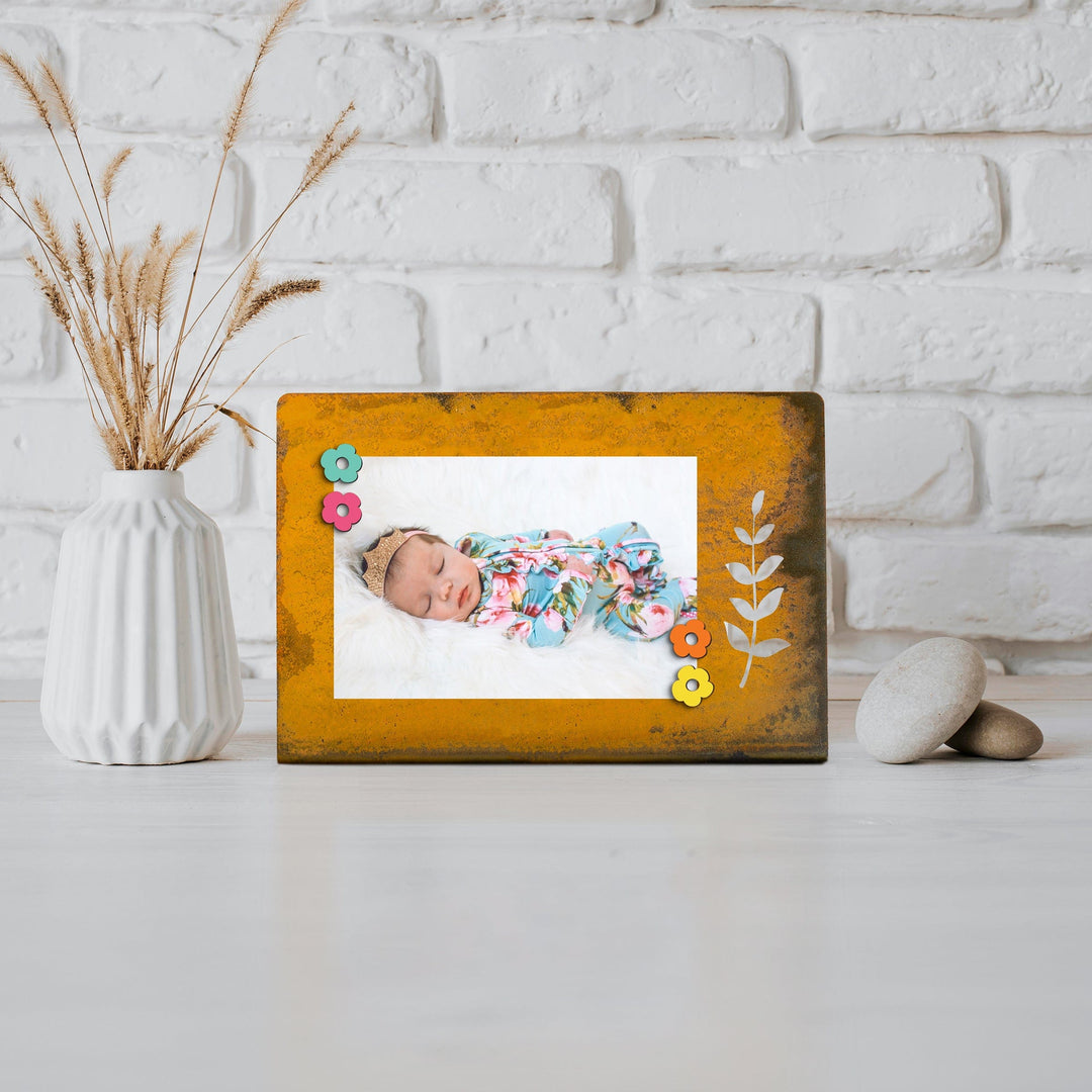 Prairie Dance Wide Botanical Magnetic Frame
