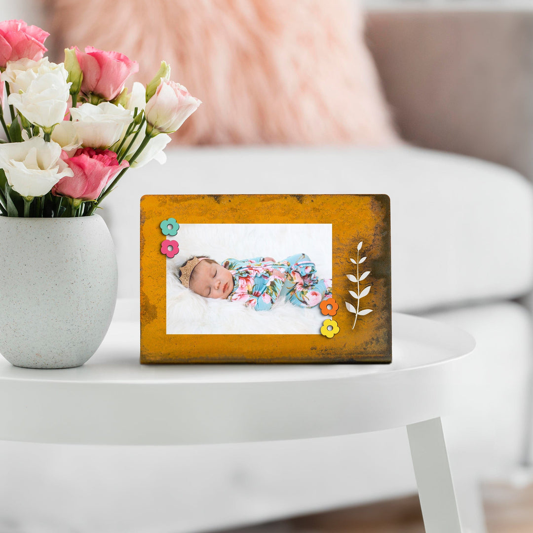 Prairie Dance Wide Botanical Magnetic Frame