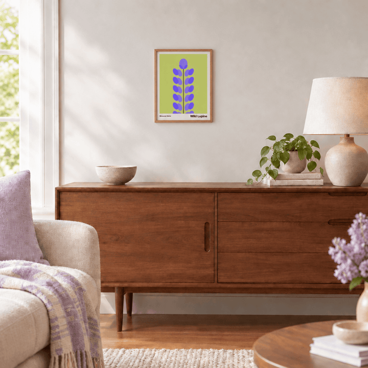 Little Dipper Art Wild Lupine | Art Print | Minnesota Native Plant