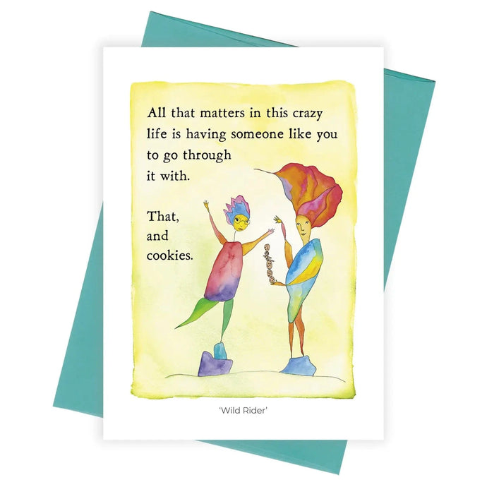 Storypeople Books Cards Games and Puzzles - Cards - All Occasion Wild Rider Card