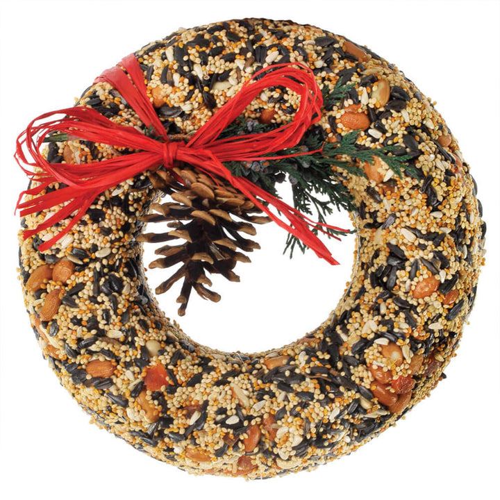 Mr. Bird Proudly Handmade in Texas, USA Wildfeast Wreath Holiday Bird Feeder