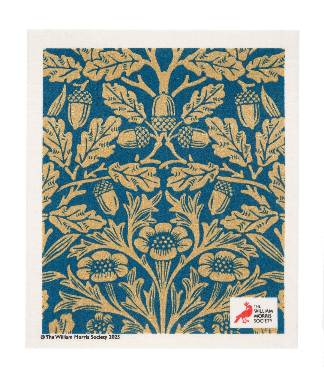 Cose Nuove Kitchen and Bar William Morris Acorn Gold Swedish Dishcloth