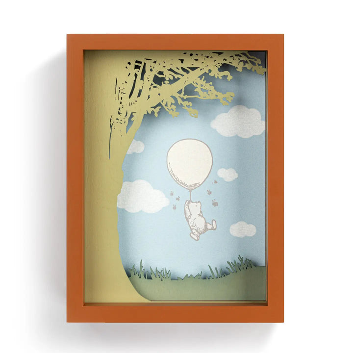 Demdaco Home Decor - Home Accent Winnie the Pooh Shadow Box Frame
