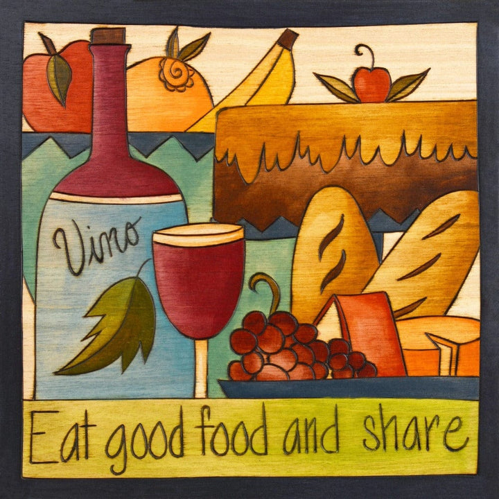 Sincerely Sticks Wall Art With a Cherry on Top 9" x 9" Plaque