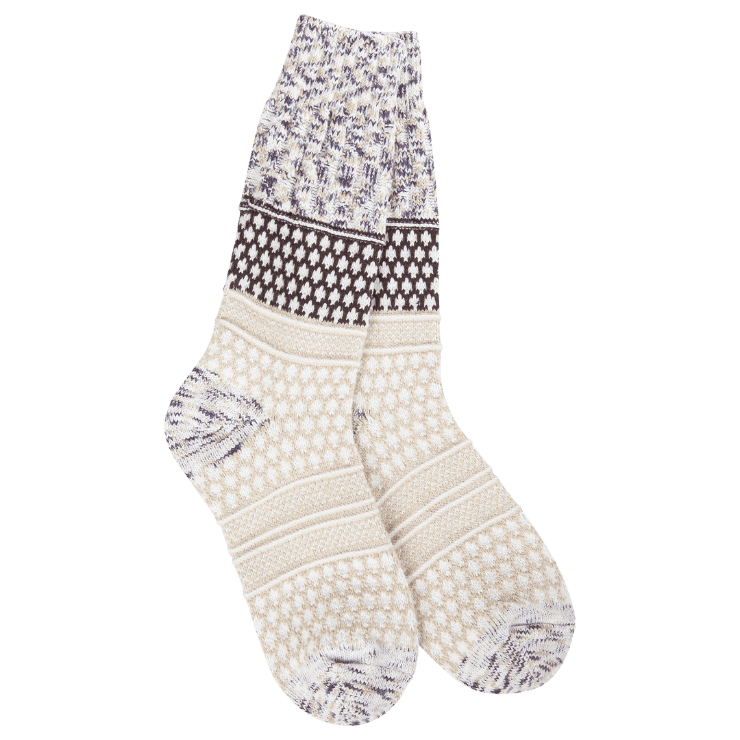 World’s Softest Socks Socks Cookie Dough Multi World’s Softest Gallery Textured Crew Socks