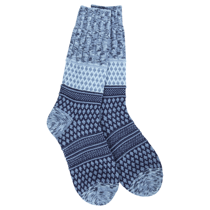 World’s Softest Socks Socks Peacoat Multi World’s Softest Gallery Textured Crew Socks