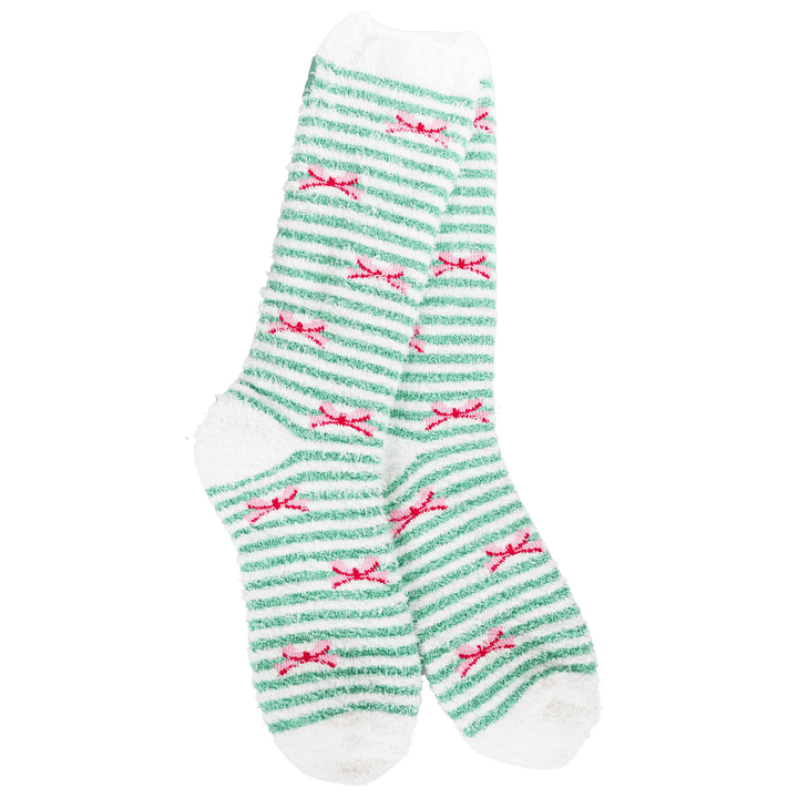 World’s Softest Socks Socks Holiday Bow World’s Softest Holiday Cozy Crew Socks