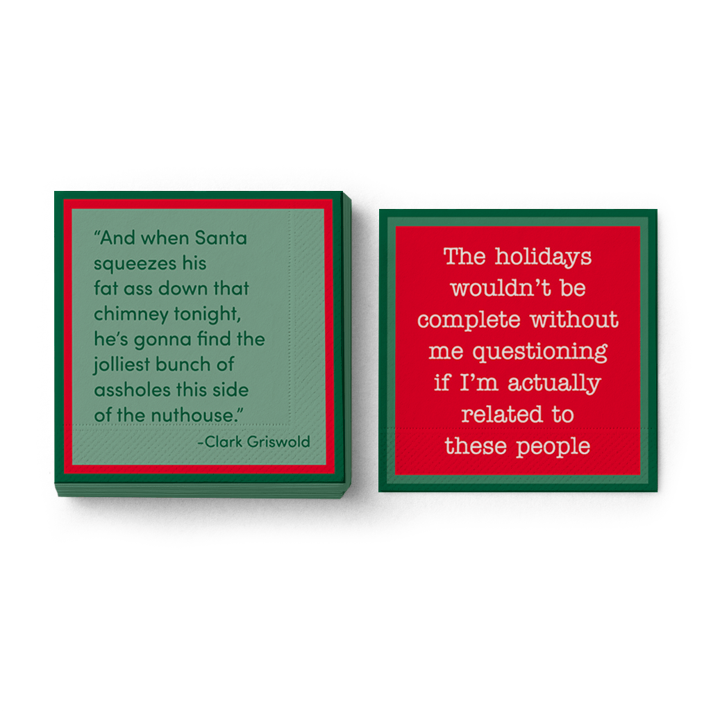 Drinks on Me Coasters Cocktail Napkins Xmas Related Christmas Cocktail Napkins – Drinks on Me