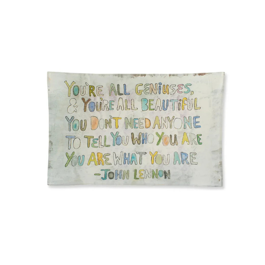 Sugarboo Designs Home Decor - Home Accent You're All Geniuses Rectangle Plate