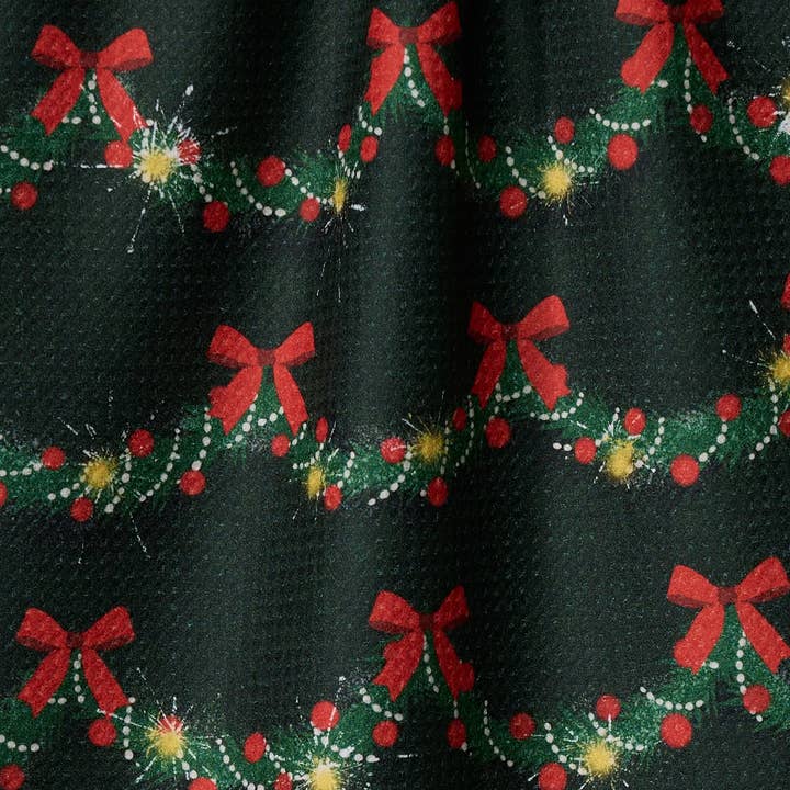 Geometry Tea Towel Yuletide Garland Tea Towel