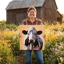 Steel Cow LLC Canvas Print Zoey – Canvas Wall Art Print