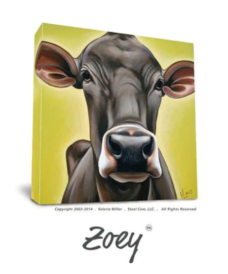 Steel Cow LLC Canvas Print Zoey – Canvas Wall Art Print