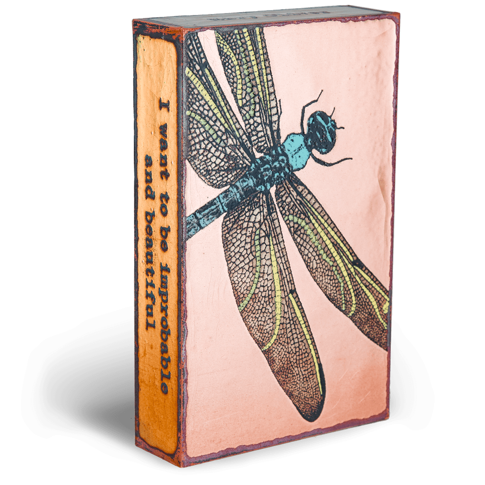 Houston Llew Proudly Handmade in Georgia, USA #155 Ascent Dragonfly Spiritile
