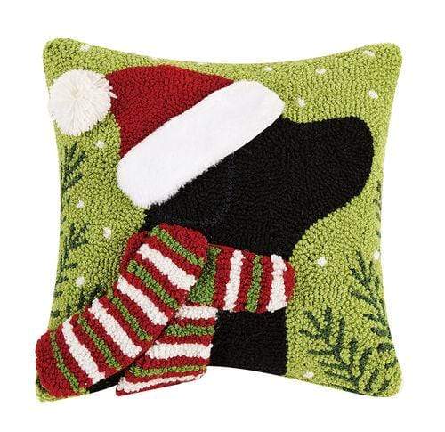 Peking Handicraft Home Accents 3D Christmas Lab Hook Pillow