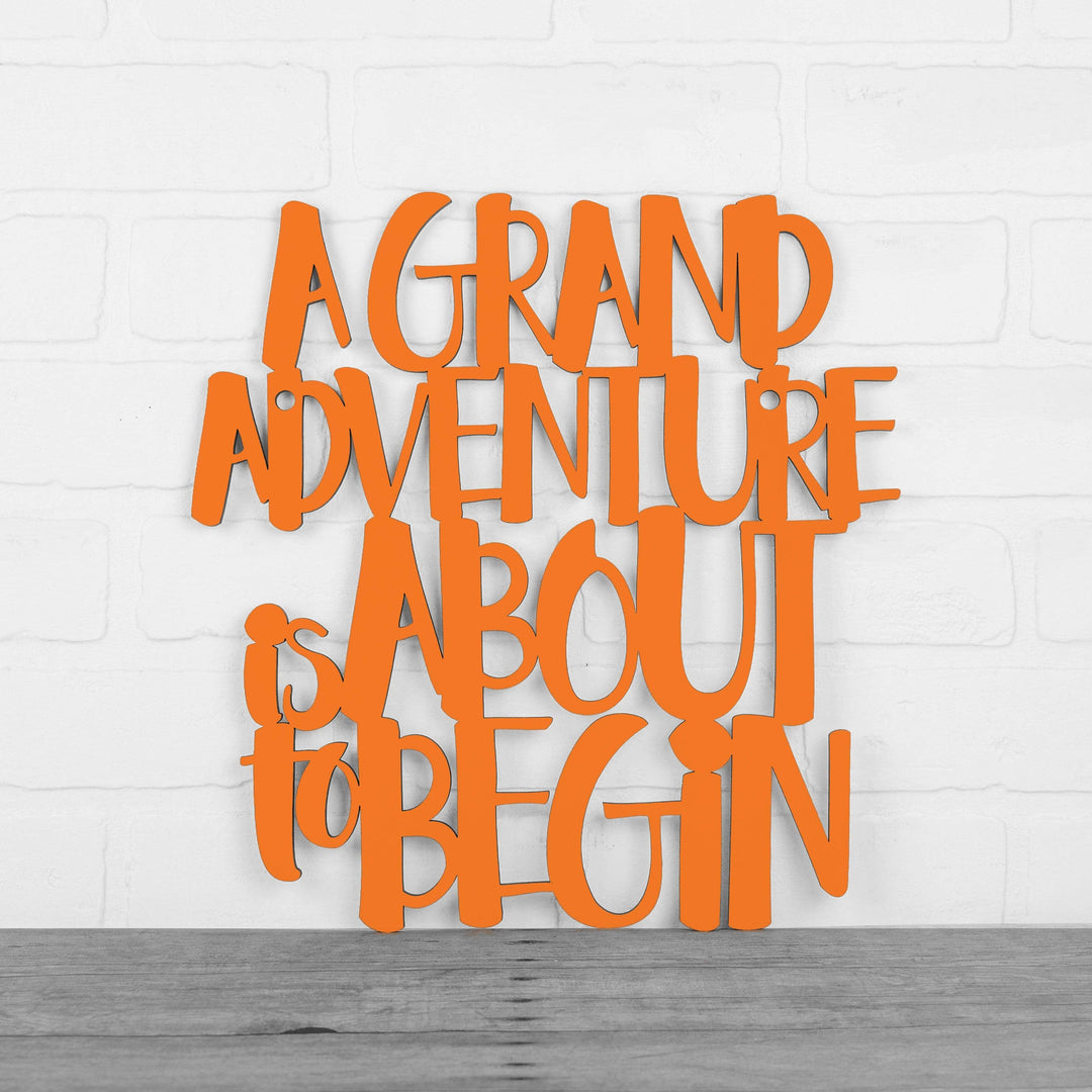 Spunky Fluff Proudly handmade in South Dakota, USA Medium / Orange A Grand Adventure Is About To Begin
