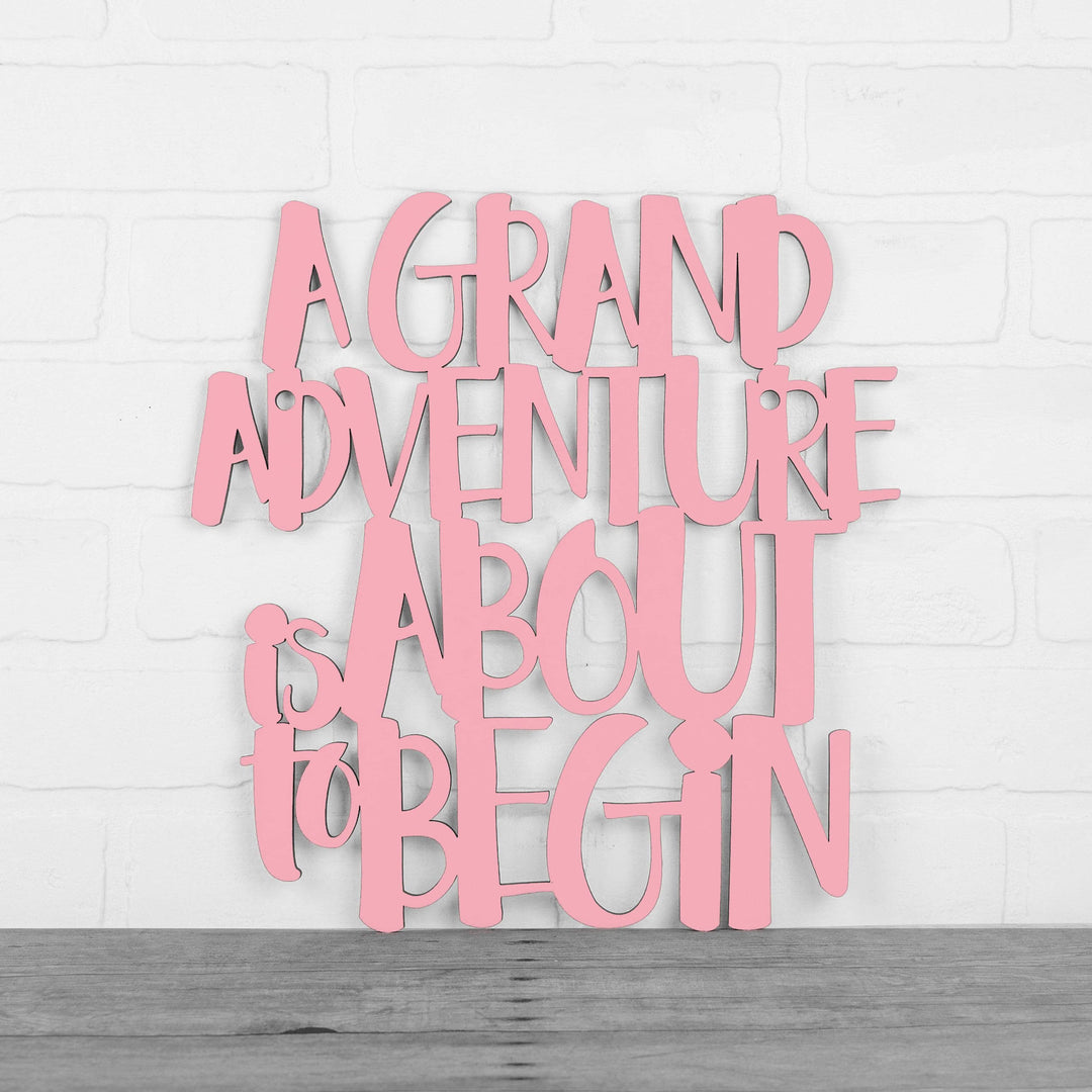 Spunky Fluff Proudly handmade in South Dakota, USA Medium / Pink A Grand Adventure Is About To Begin