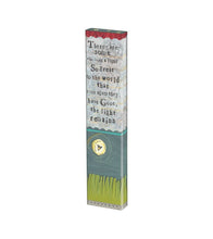 Load image into Gallery viewer, Studio M Proudly Handmade in Missouri, USA A Light Remains - 13&quot; Mini Art Pole
