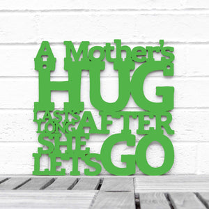 Spunky Fluff Proudly handmade in South Dakota, USA Medium / Grass Green A Mother's Hug Lasts Long After She Lets Go