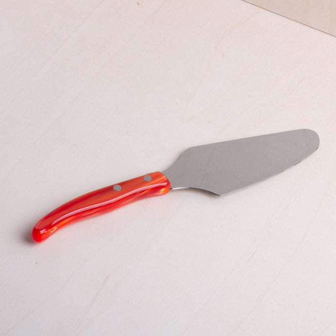 Claude D. Red Acrylic Cake Server