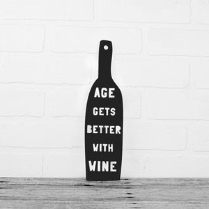 Spunky Fluff Proudly handmade in South Dakota, USA Black Age Gets Better With Wine
