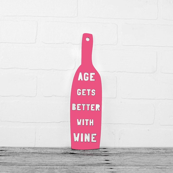 Spunky Fluff Proudly handmade in South Dakota, USA Magenta Age Gets Better With Wine