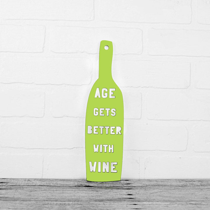 Spunky Fluff Proudly handmade in South Dakota, USA Pear Green Age Gets Better With Wine