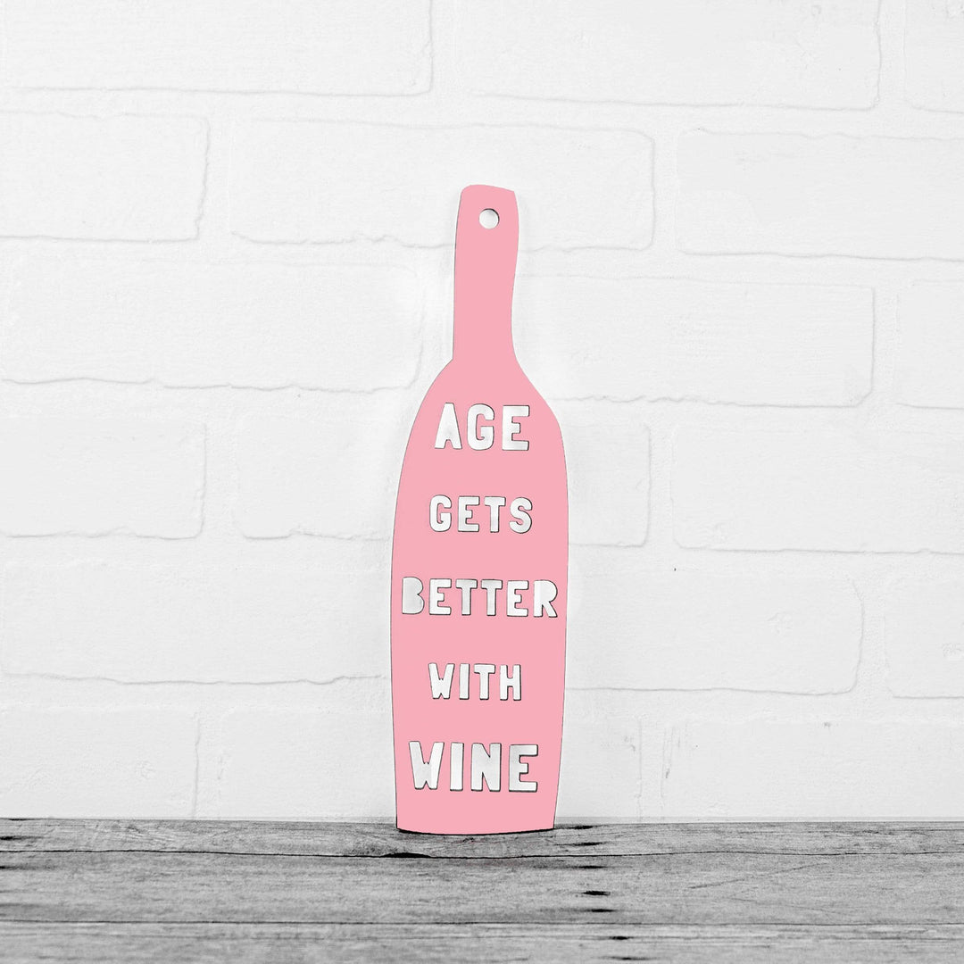Spunky Fluff Proudly handmade in South Dakota, USA Pink Age Gets Better With Wine
