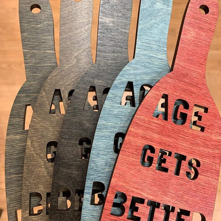 Spunky Fluff Proudly handmade in South Dakota, USA Age Gets Better With Wine