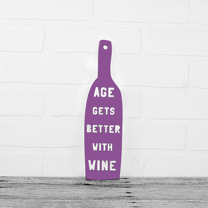 Spunky Fluff Proudly handmade in South Dakota, USA Purple Age Gets Better With Wine