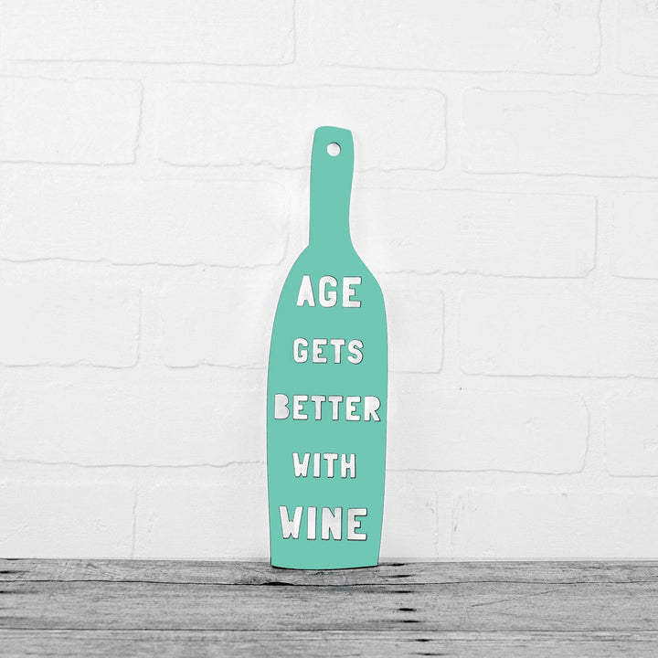 Spunky Fluff Proudly handmade in South Dakota, USA Turquoise Age Gets Better With Wine