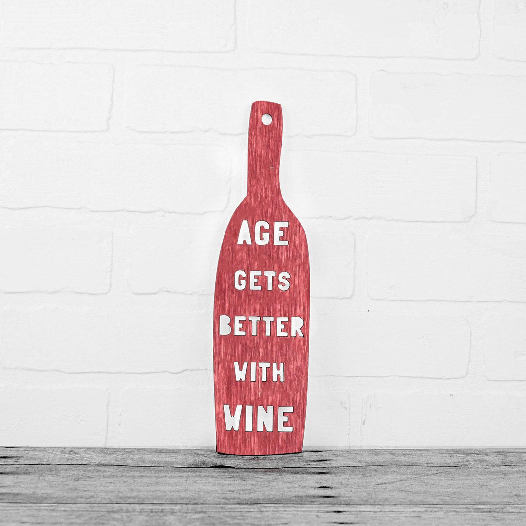 Spunky Fluff Proudly handmade in South Dakota, USA Weathered Red Age Gets Better With Wine