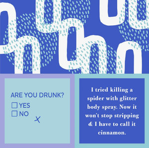 Drinks on Me Coasters Drinkware Are you Drunk? - Napkin
