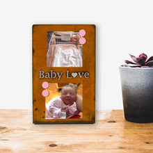 Load image into Gallery viewer, Prairie Dance Proudly Handmade in South Dakota, USA &quot;Baby love&quot;, Magnetic Frame
