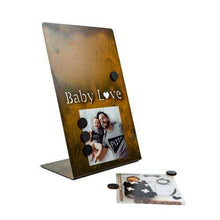 Load image into Gallery viewer, Prairie Dance Proudly Handmade in South Dakota, USA &quot;Baby love&quot;, Magnetic Frame
