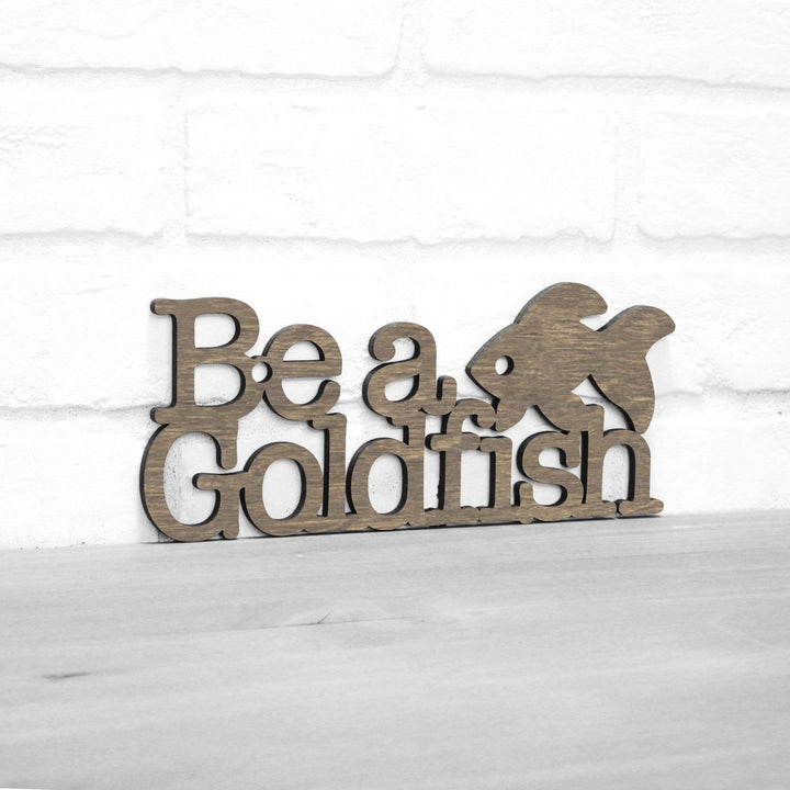 Spunky Fluff Proudly handmade in South Dakota, USA Small / Weathered Brown Be A Goldfish